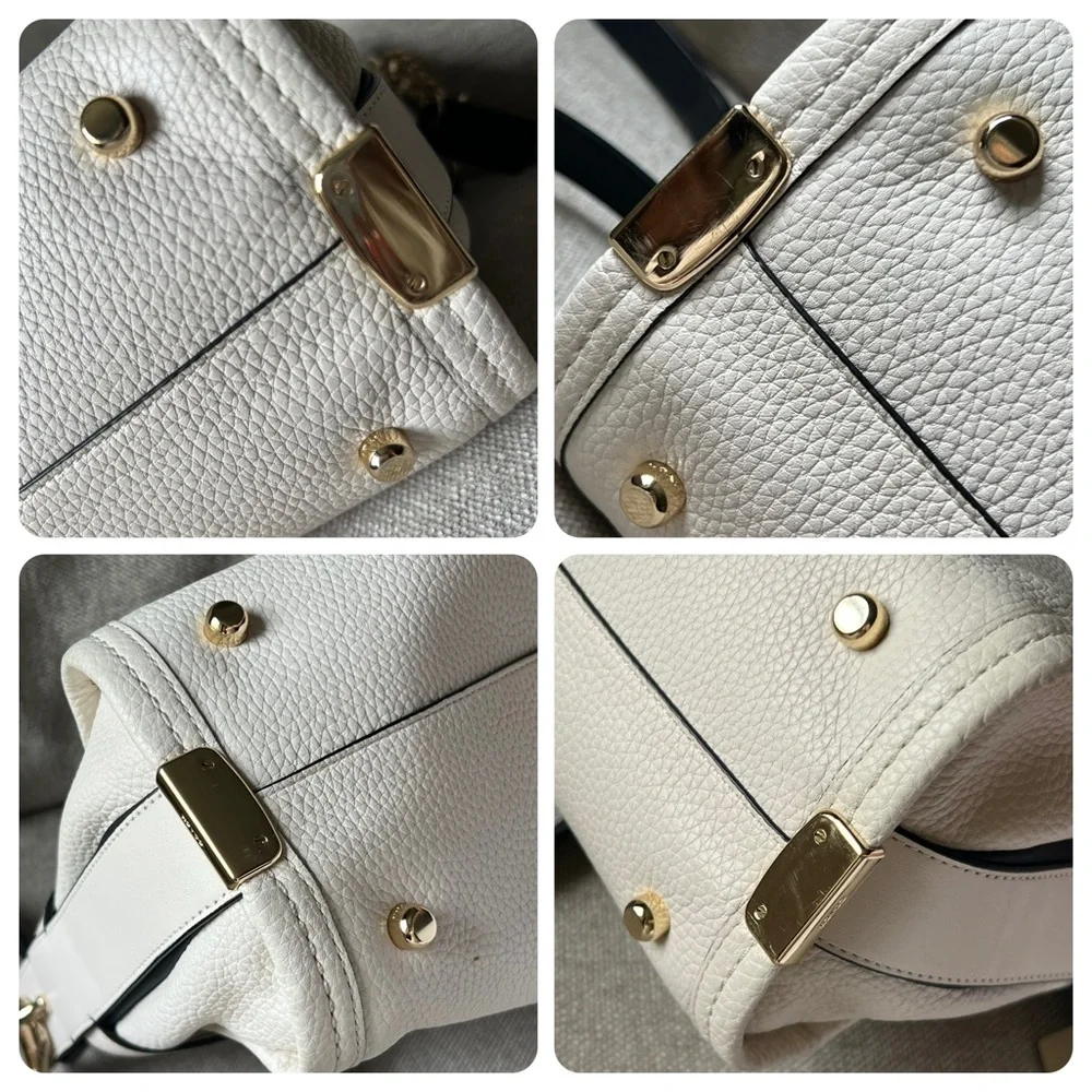 COACH Swagger 27 in Colorblock Light Gold Chalk Multi - Picture 7 of 16